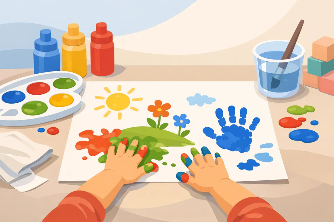 Washable Finger Paint for Toddlers Made Simple