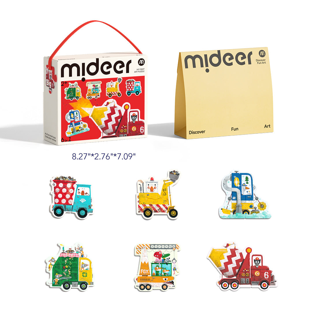 My First Artist Puzzle: Construction Vehicles