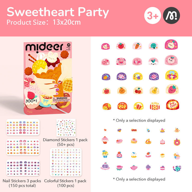 Mideer Fashion Nail Stickers - Dessert Party
