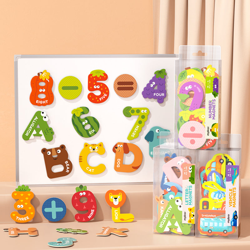 Uppercase &amp;  Lowercase Letter Magnets 52P