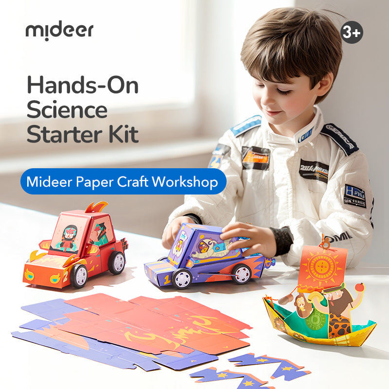 mideer Paper Craft Workshop: Racing Car – image 3