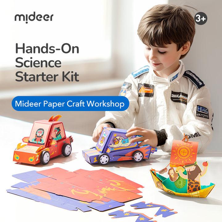 mideer Paper Craft Workshop: Racing Car – image 3