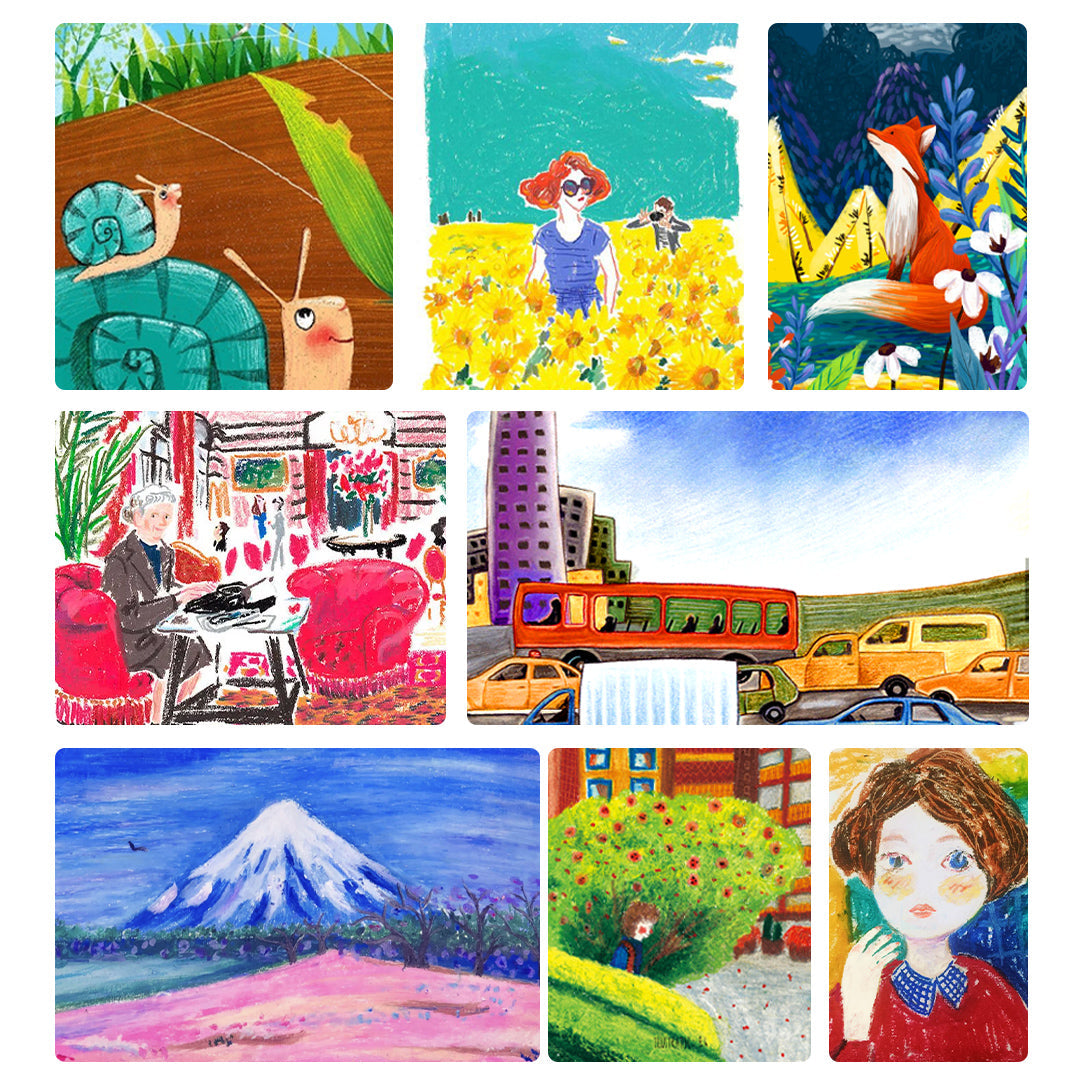 Pease Crayons 8 Colors