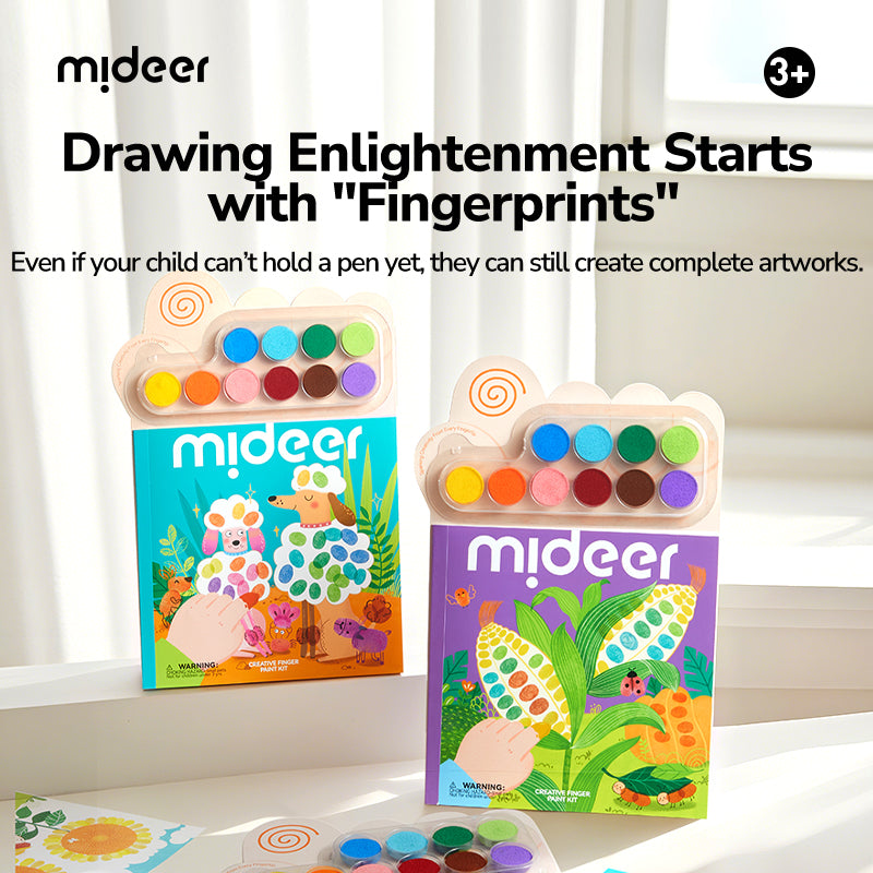 mideer CREATIVE FINGER PAINT KIT—Animal Party