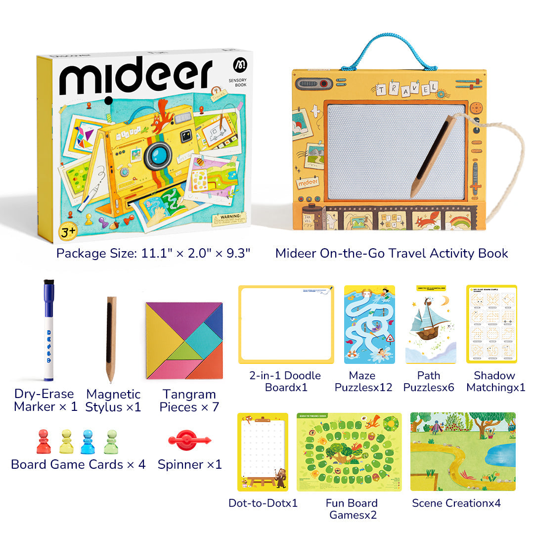 7-in-1 Sensory Book