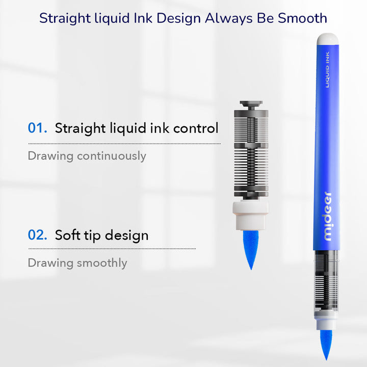 Straight Liquid Acrylic Markers 24 Colors