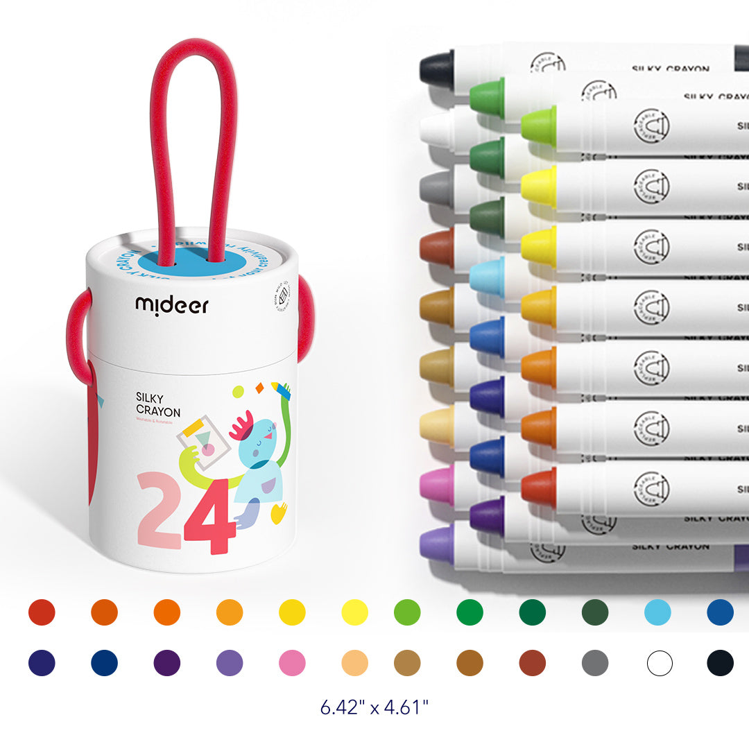 Silky Crayon 24 Colors