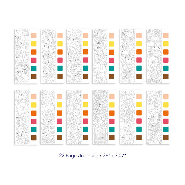 Watercolor Painting: Enchanted Garden