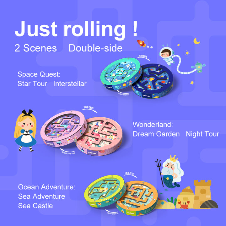 Double-sided Magic Maze: Space Quest