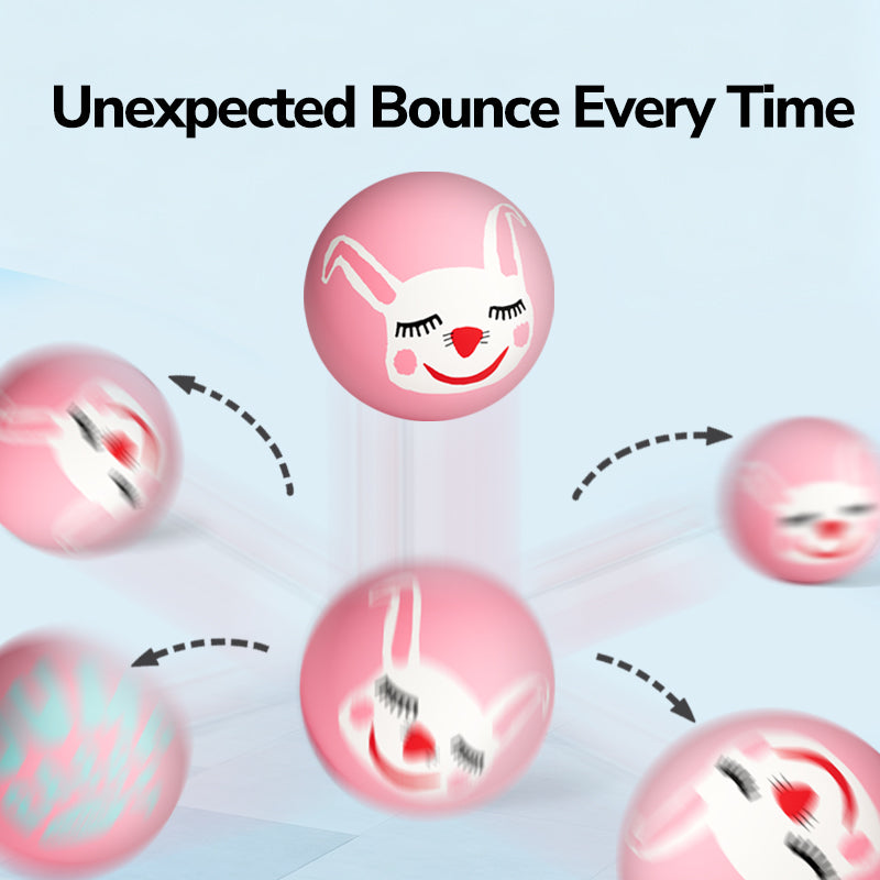 mideer sensory Bounce Ball-Pink Bunny