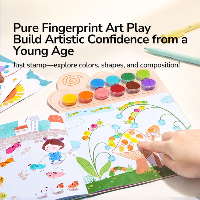 mideer CREATIVE FINGER PAINT KIT—Animal Party