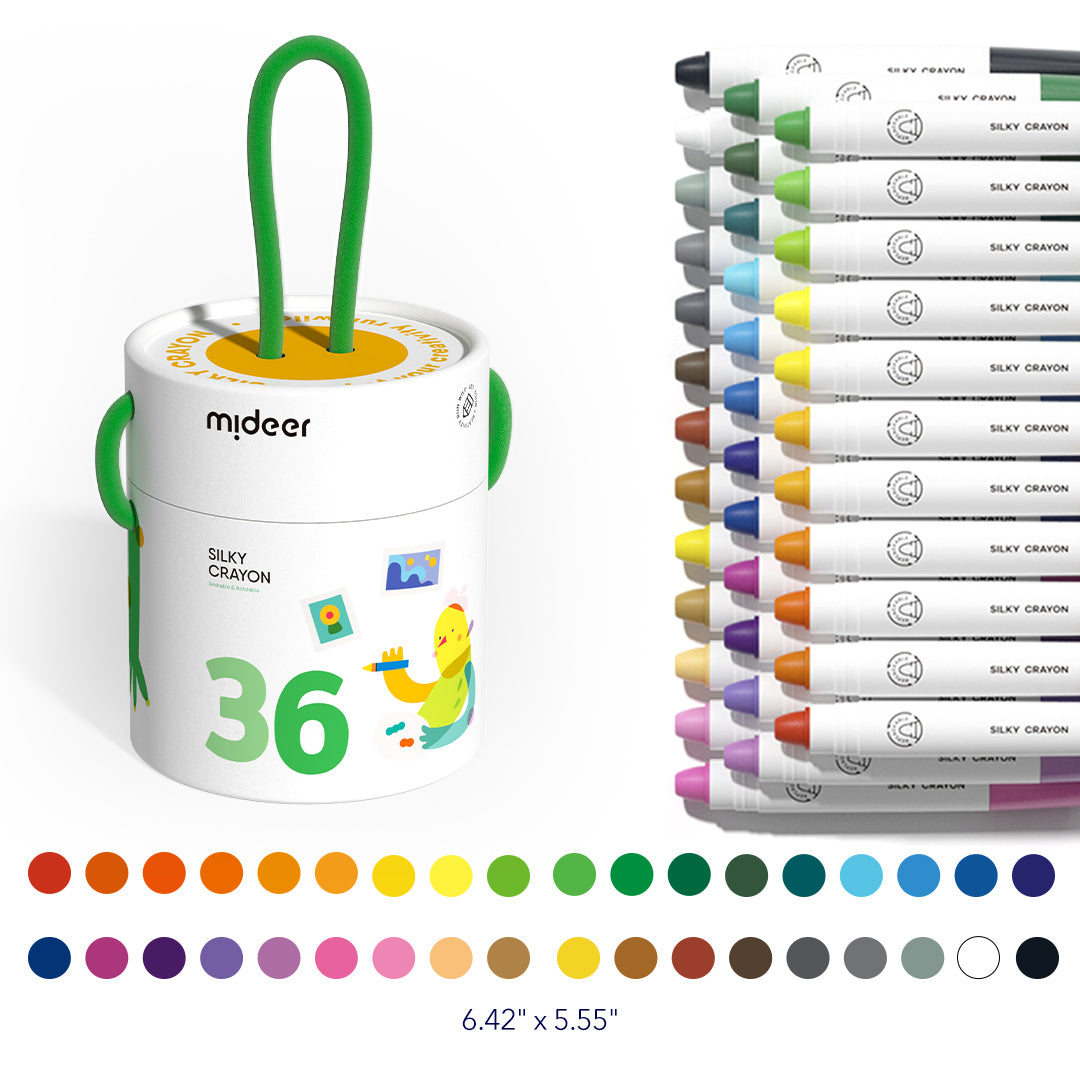 Silky Crayon 36 Colors