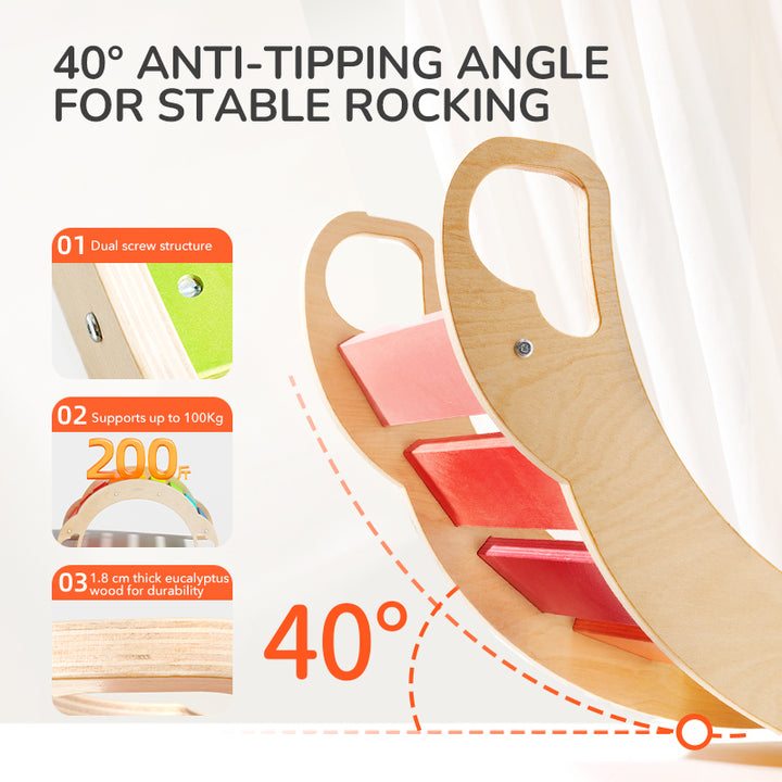 mideer Rainbow Wooden Climber