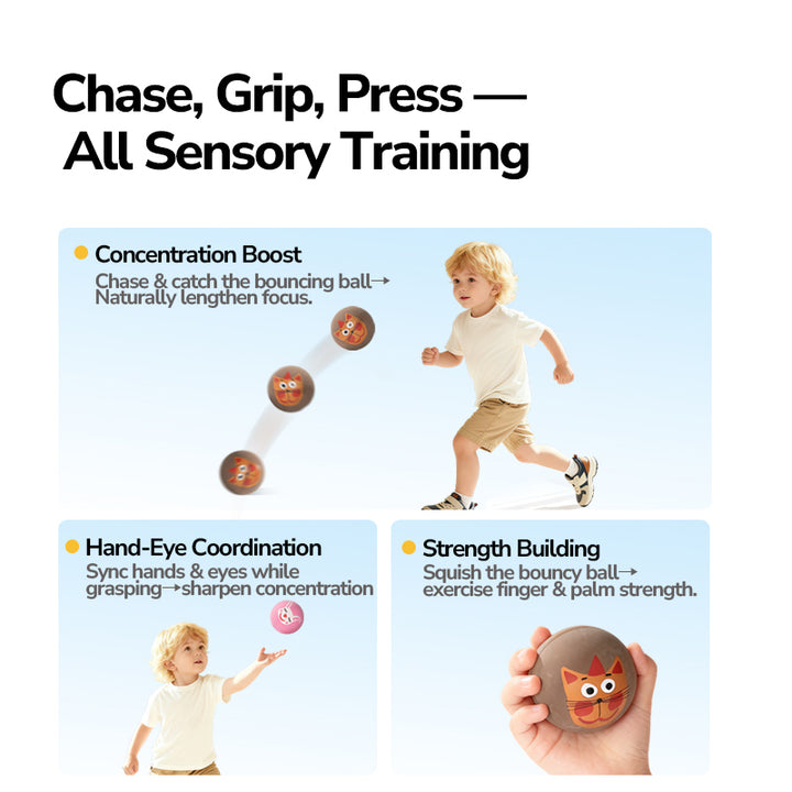 mideer sensory Bounce Ball-Pink Bunny