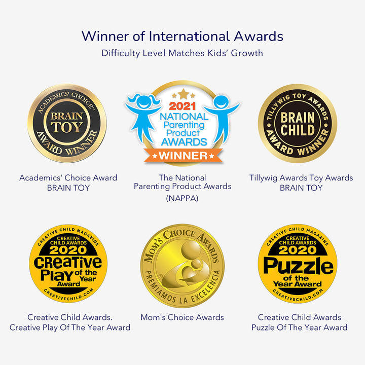 Level Up! Puzzles with Storage Bag - Level 4: Dinosaur&