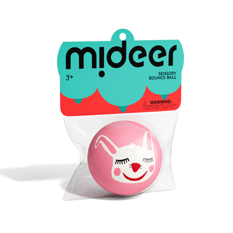 mideer Sensory Bounce Ball - Pink Bunny