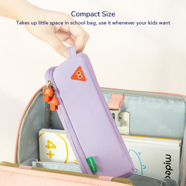Multi-Functional Toast Pencil Case: Taro Purple