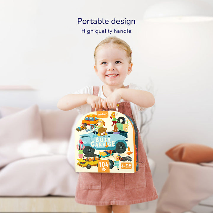 Portable Puzzle Box: Dinosaur Age 104P