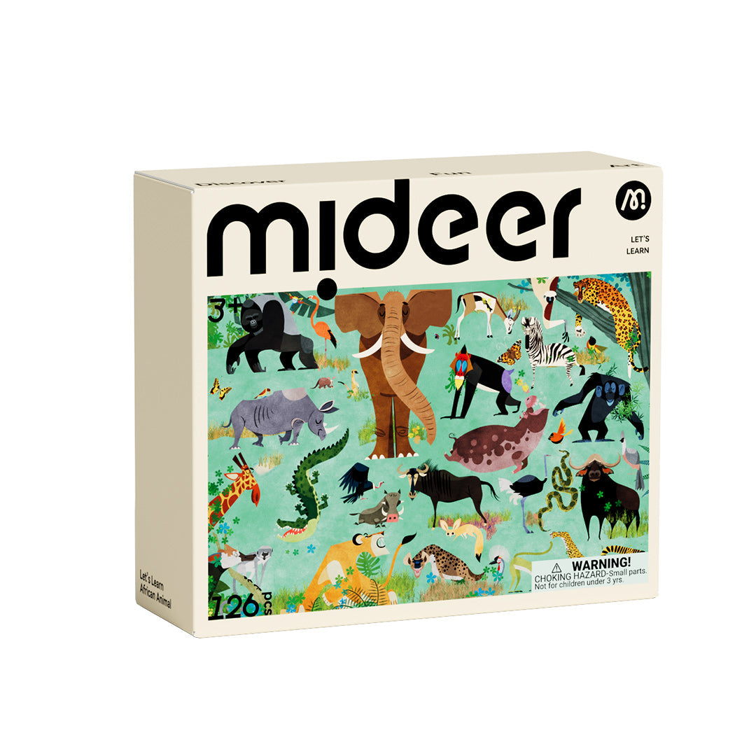 Let's Learn Puzzle: African Animals 126P