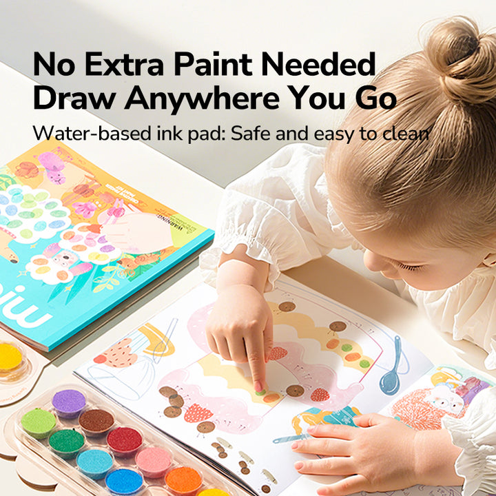 mideer CREATIVE FINGER PAINT KIT—Animal Party