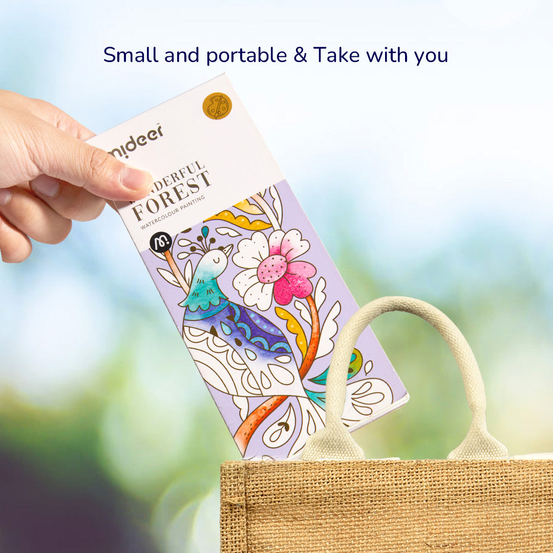 Watercolor Painting: Wonderful Forest