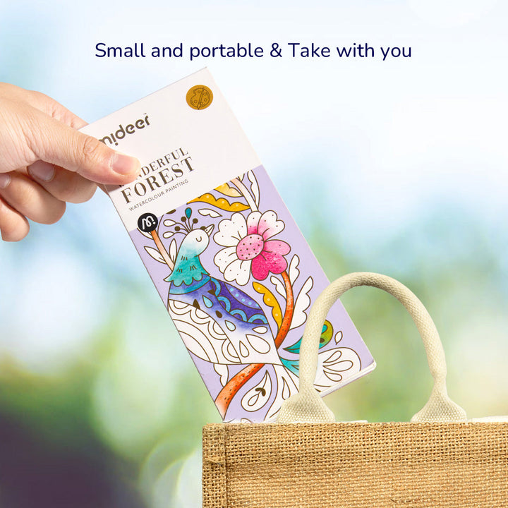 Watercolor Painting: Wonderful Forest