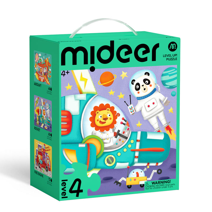 Level Up! Puzzles with Storage Bag - Level 4: Transportation 48P-72P