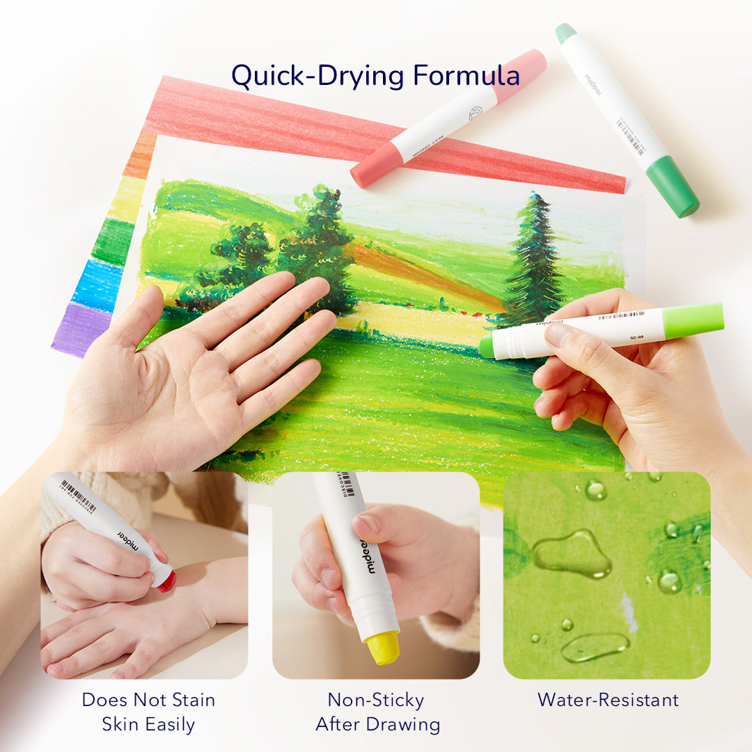 Silky Crayon 12 Colors