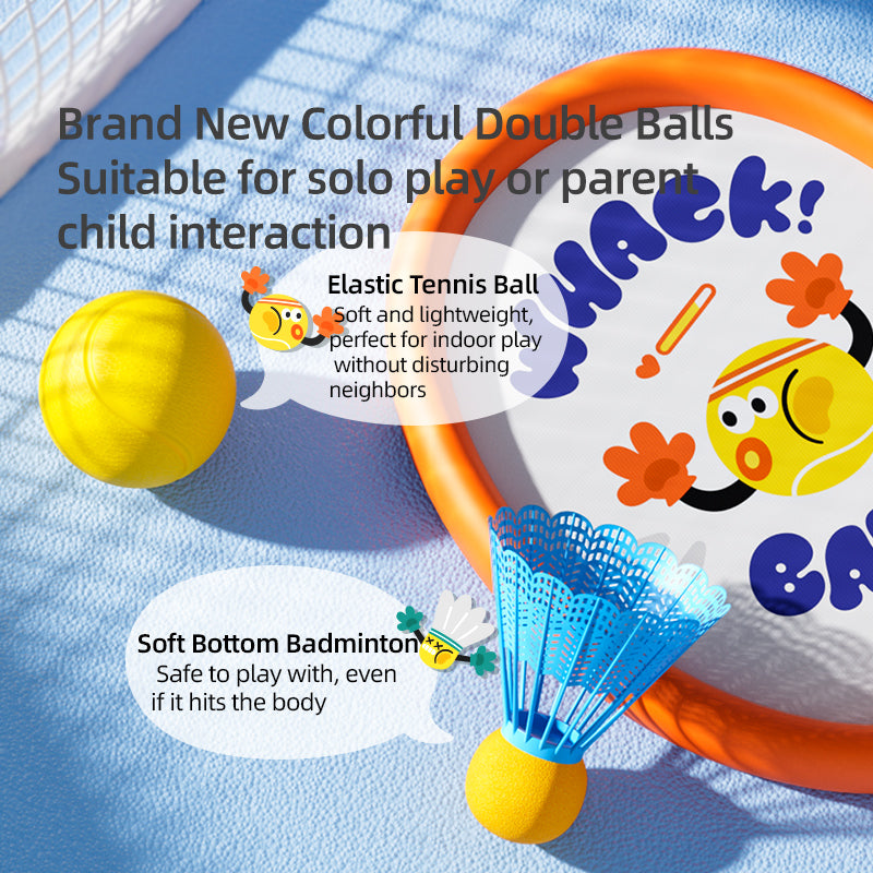 2-in-1 Kids Entry-Level Racket