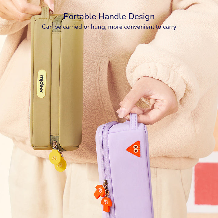 Multi-Functional Toast Pencil Case: Taro Purple