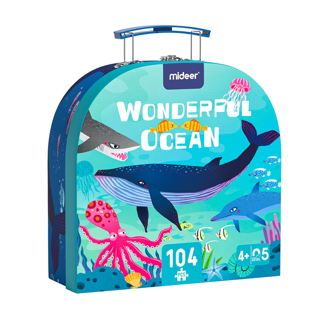 Portable Puzzle Box: Wonderful Ocean 104P