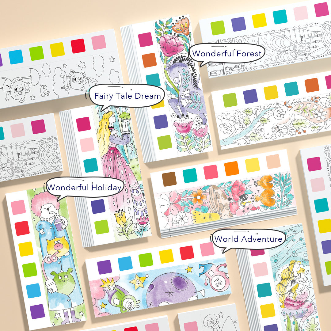 Watercolor Painting: Enchanted Garden