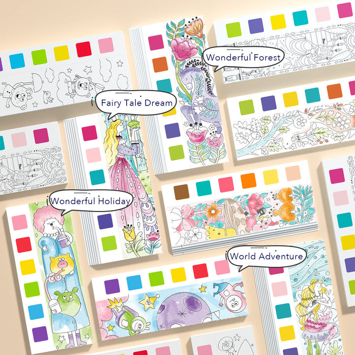 Watercolor Painting: Enchanted Garden