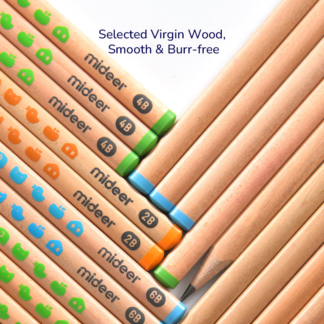 Thick Triangular Pencils 4B 6P