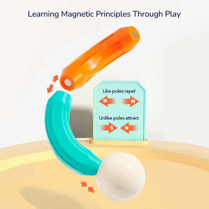 Rainbow Magnetic Building Stick 60P