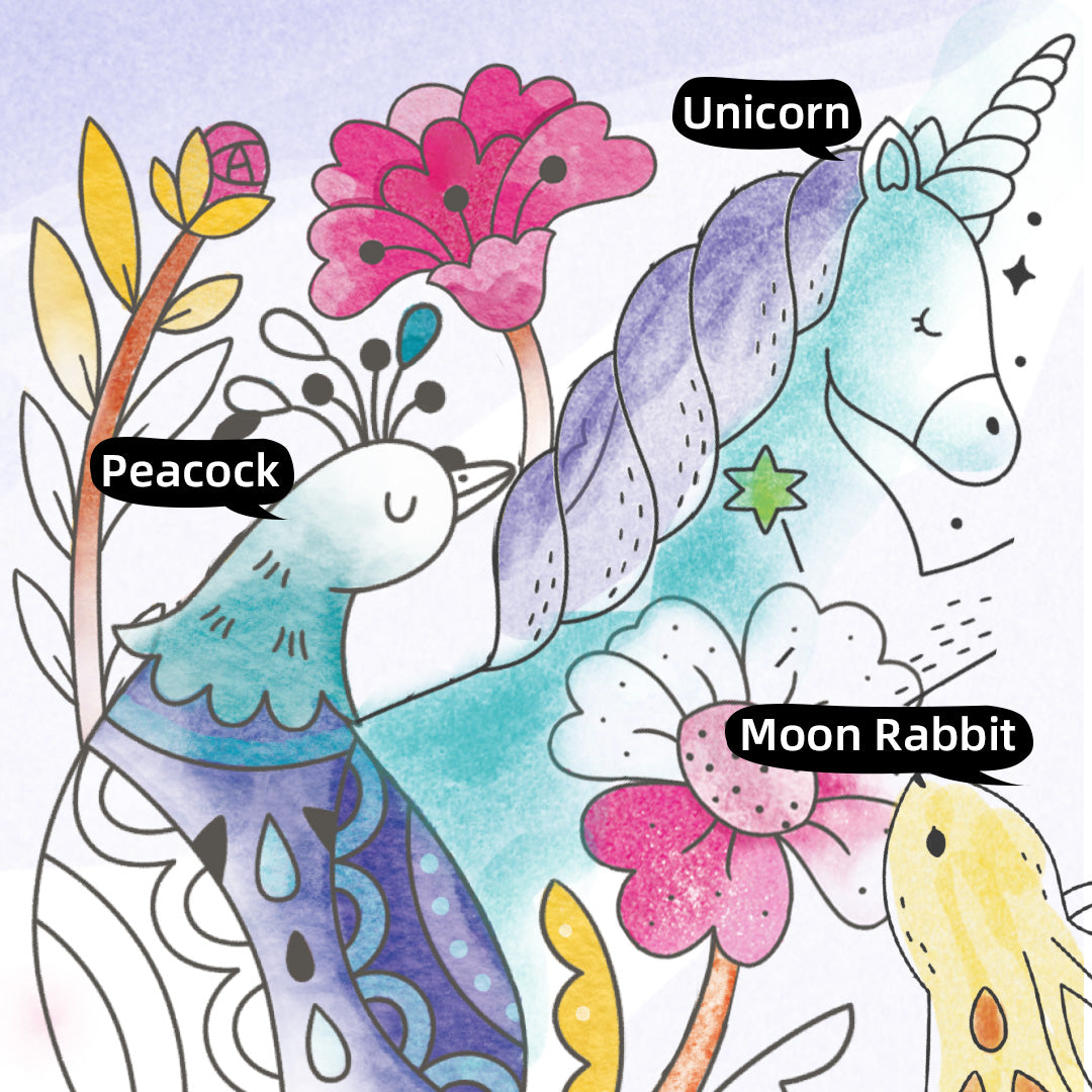 Watercolor Painting: Wonderful Forest