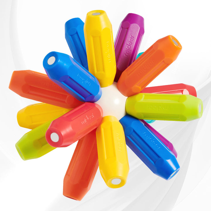 Rainbow Magnetic Building Stick 60P