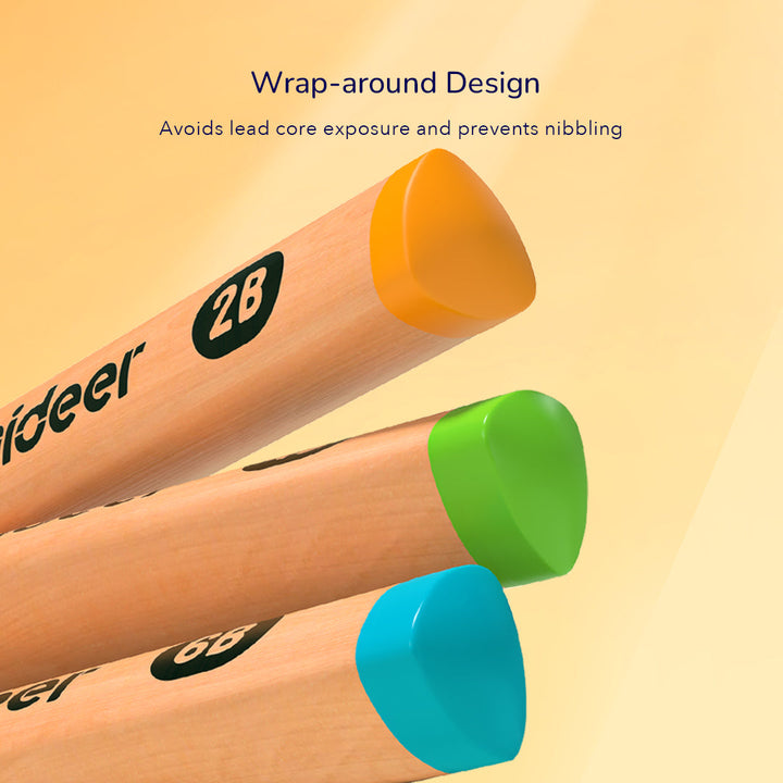 Thick Triangular Pencils 2B 6P