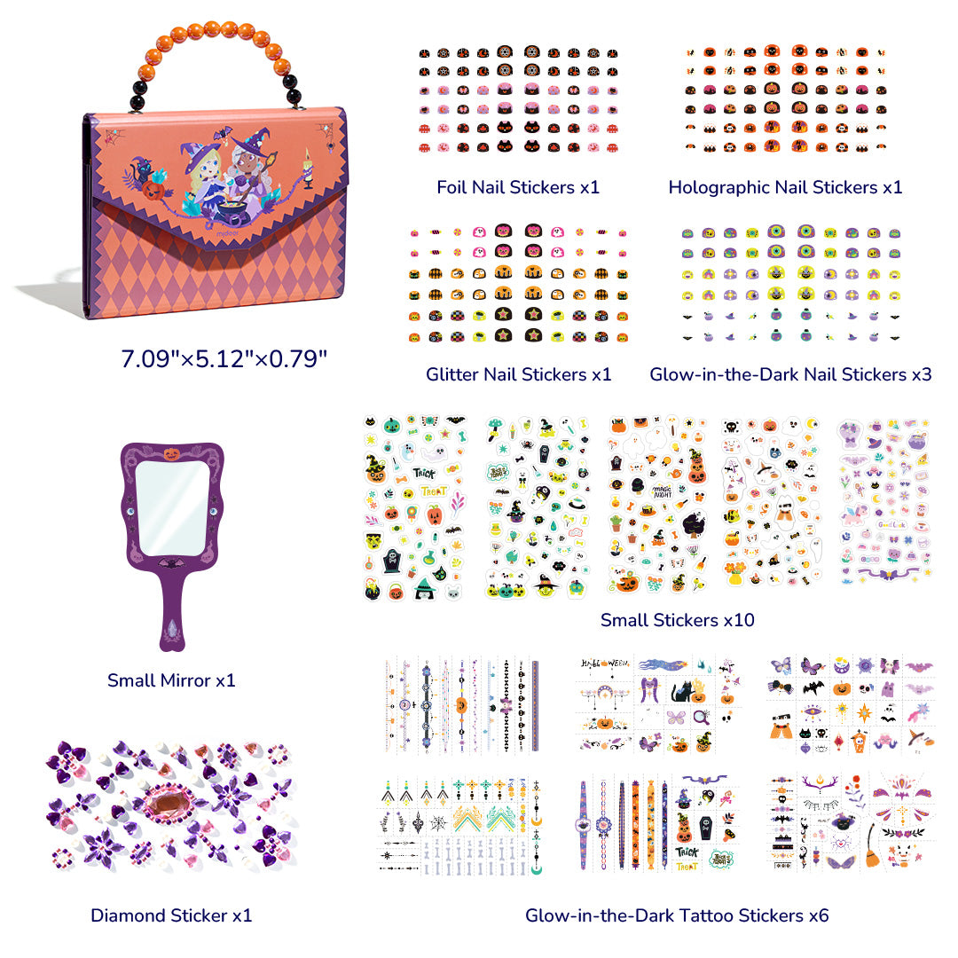 Middle-Halloween dress up sticker pack