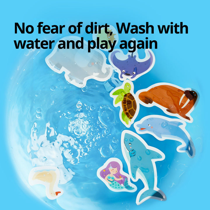 mideer Reusable Jelly Sticker Set - Incredible Aquarium (English version)