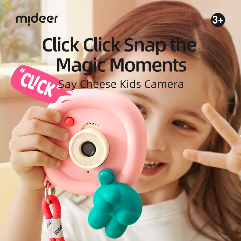 Mideer Say Cheese Kids Camera - Blue and Orange