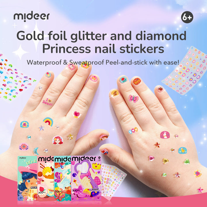 Mideer Fashion Nail Stickers - Princess Banquet