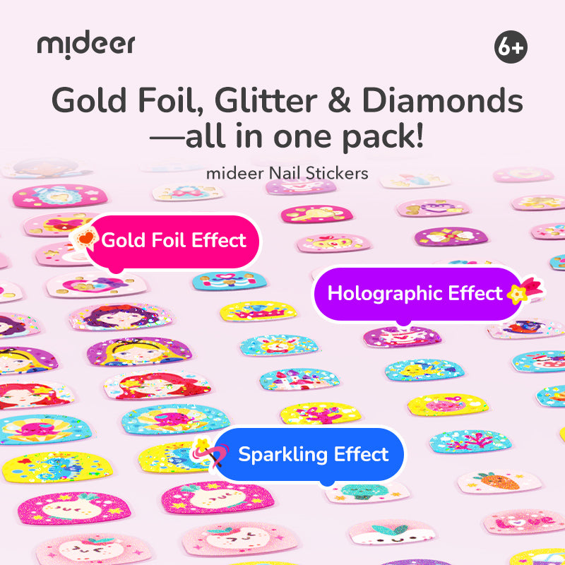 Mideer Fashion Nail Stickers - Princess Banquet