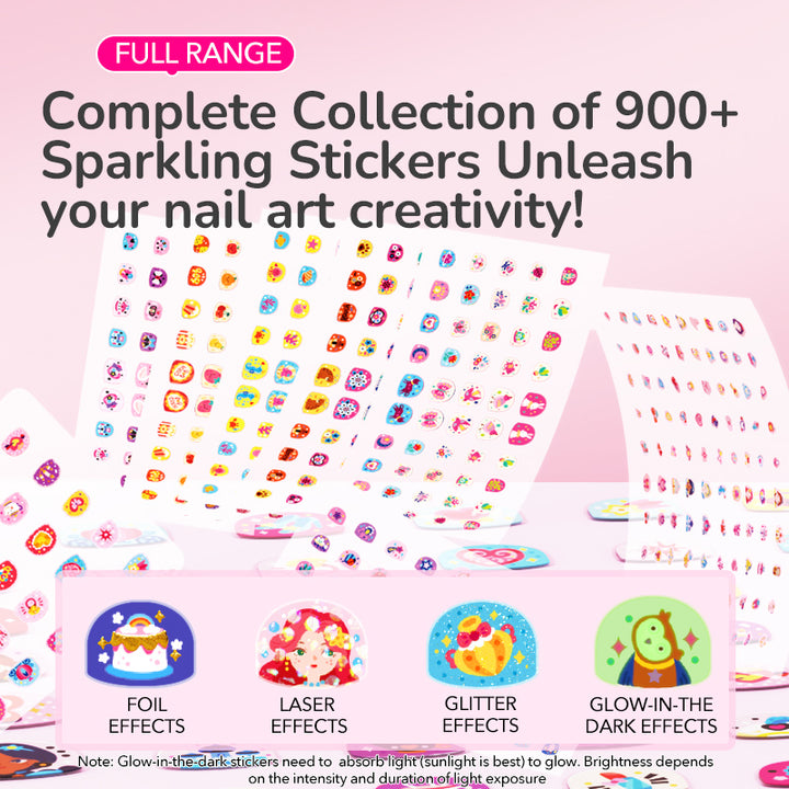 Mideer Fashion Nail Stickers - Princess Banquet