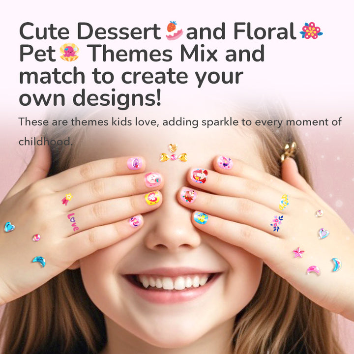 Mideer Fashion Nail Stickers - Princess Banquet