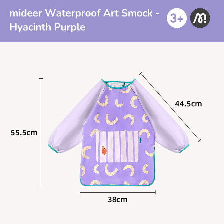 mideer Waterproof Art Smock - Hyacinth Purple