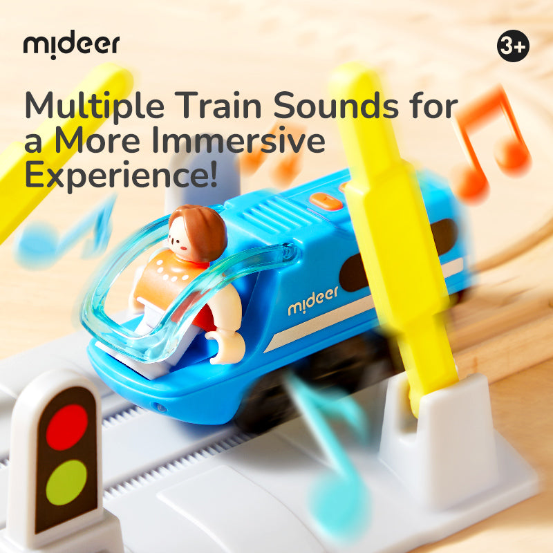 Mideer Train Track Building Blocks - Urban Adventure