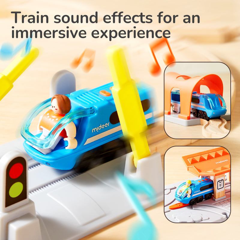 Mideer Train Track Building Blocks - Urban Adventure