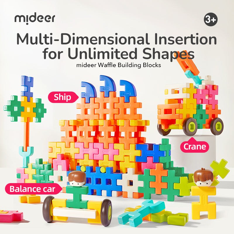mideer Waffle Building Blocks