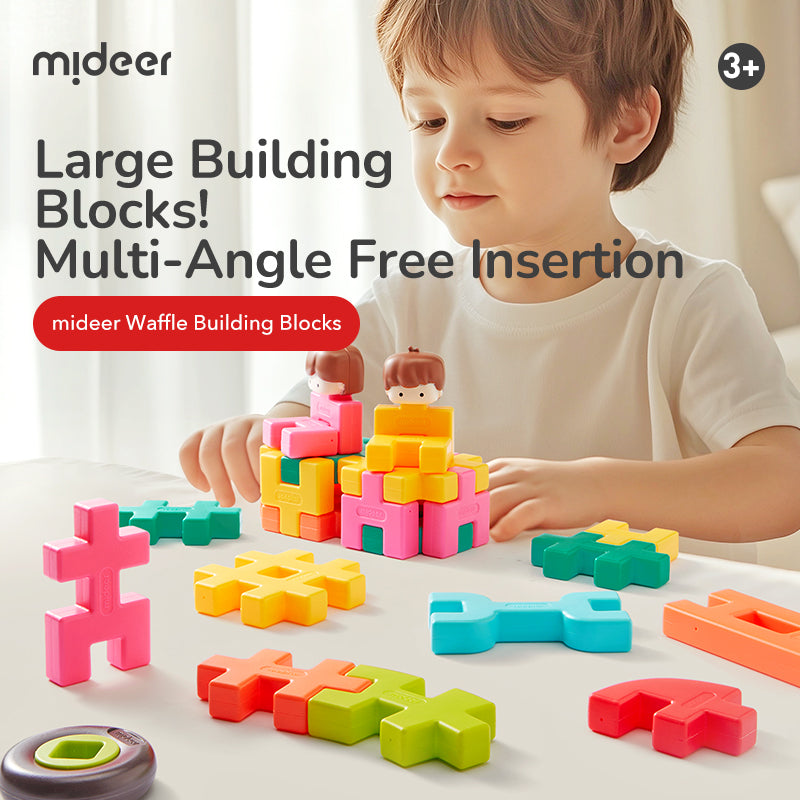 mideer Waffle Building Blocks